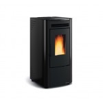 STUFA A PELLET LA NORDICA EXTRAFLAME KETTY EVO 2.0 6,5 KW IN ACCIAIO COLORE NERO AD ARIA