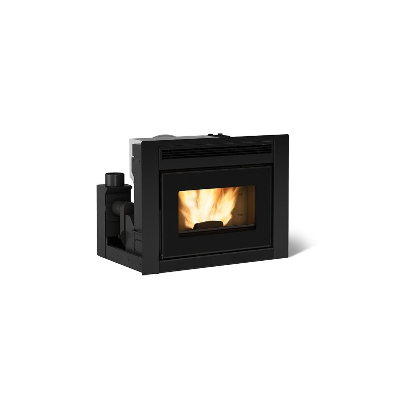 inserto a pellet la nordica extraflame comfort idro l80 19 kw ad acqua