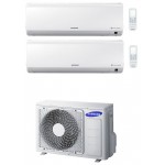 CONDIZIONATORE SAMSUNG NEW STYLE PLUS DUAL SPLIT 12000+12000 BTU INVERTER AJ050MCJ2EH A++