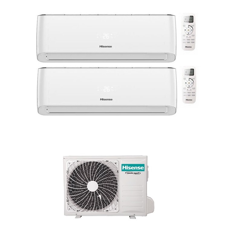 condizionatore hisense energy pro wi fi dual split 90009000 btu inverter r32