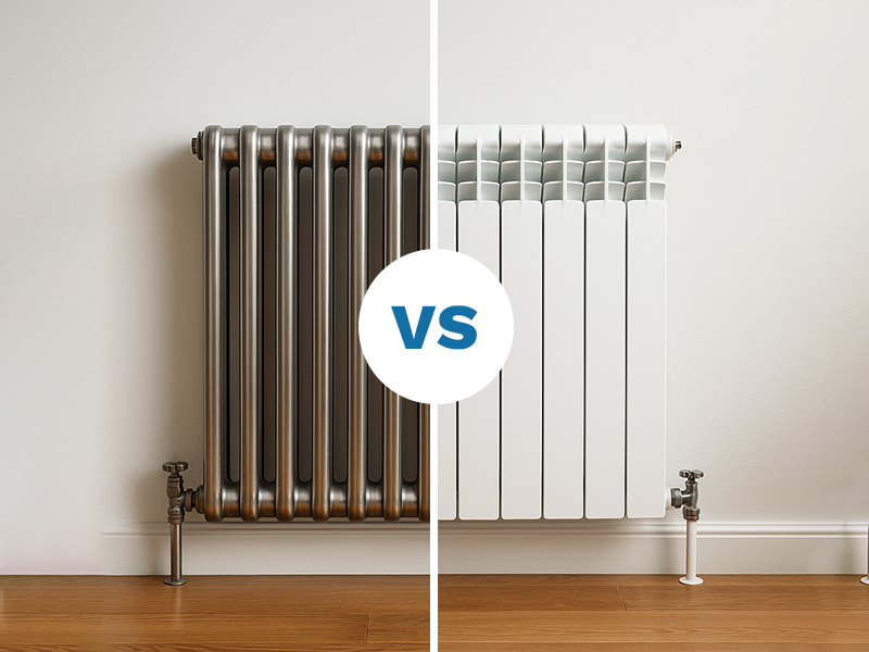 termosifone acciaio alluminio